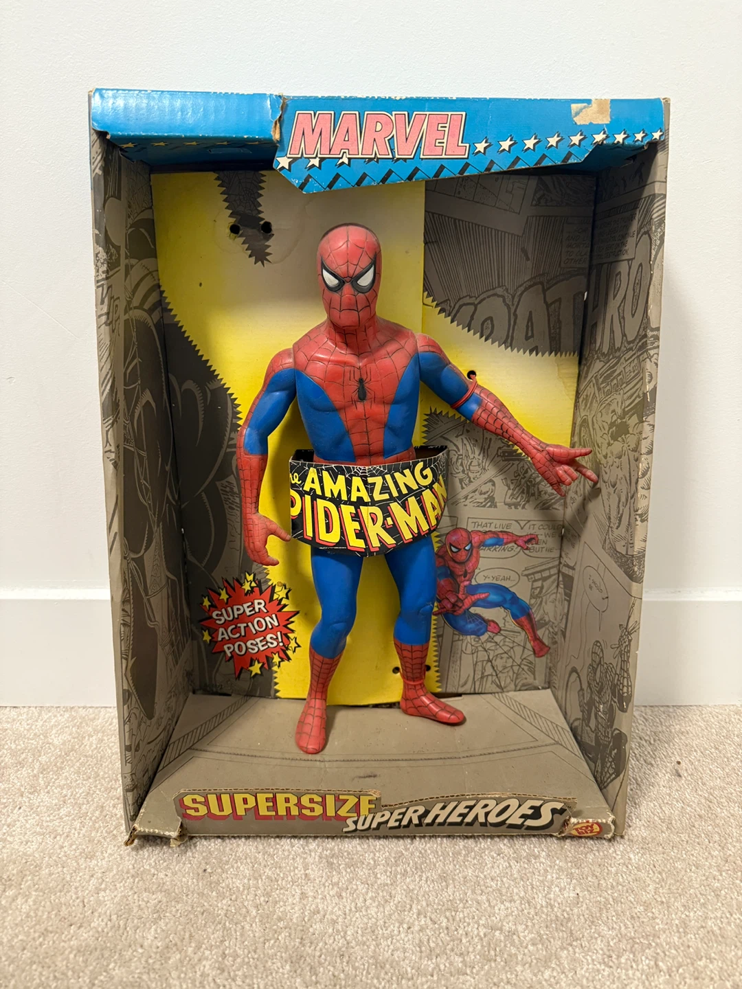 Vintage Marvel Spider-Man Supersize Figure