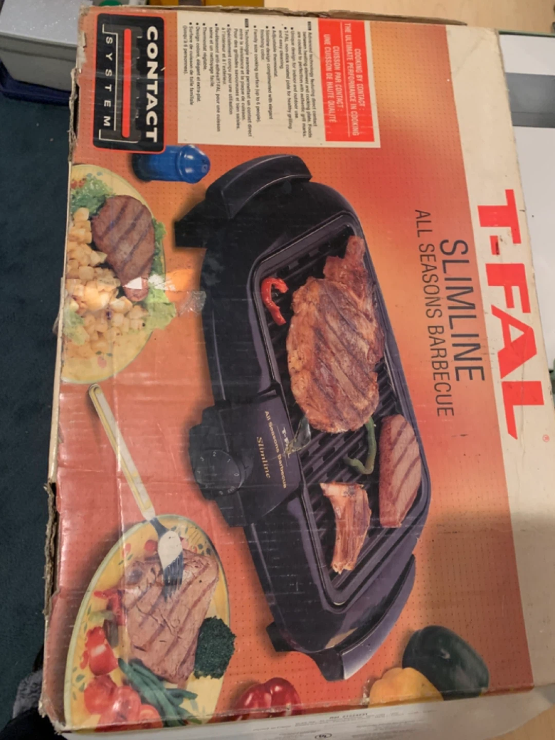 T-FAL Slimline All Seasons Barbecue Electric Grill