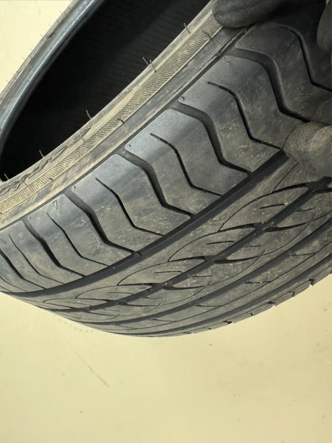 All season 235/45 ZR18 tires, barely used. - photo 3