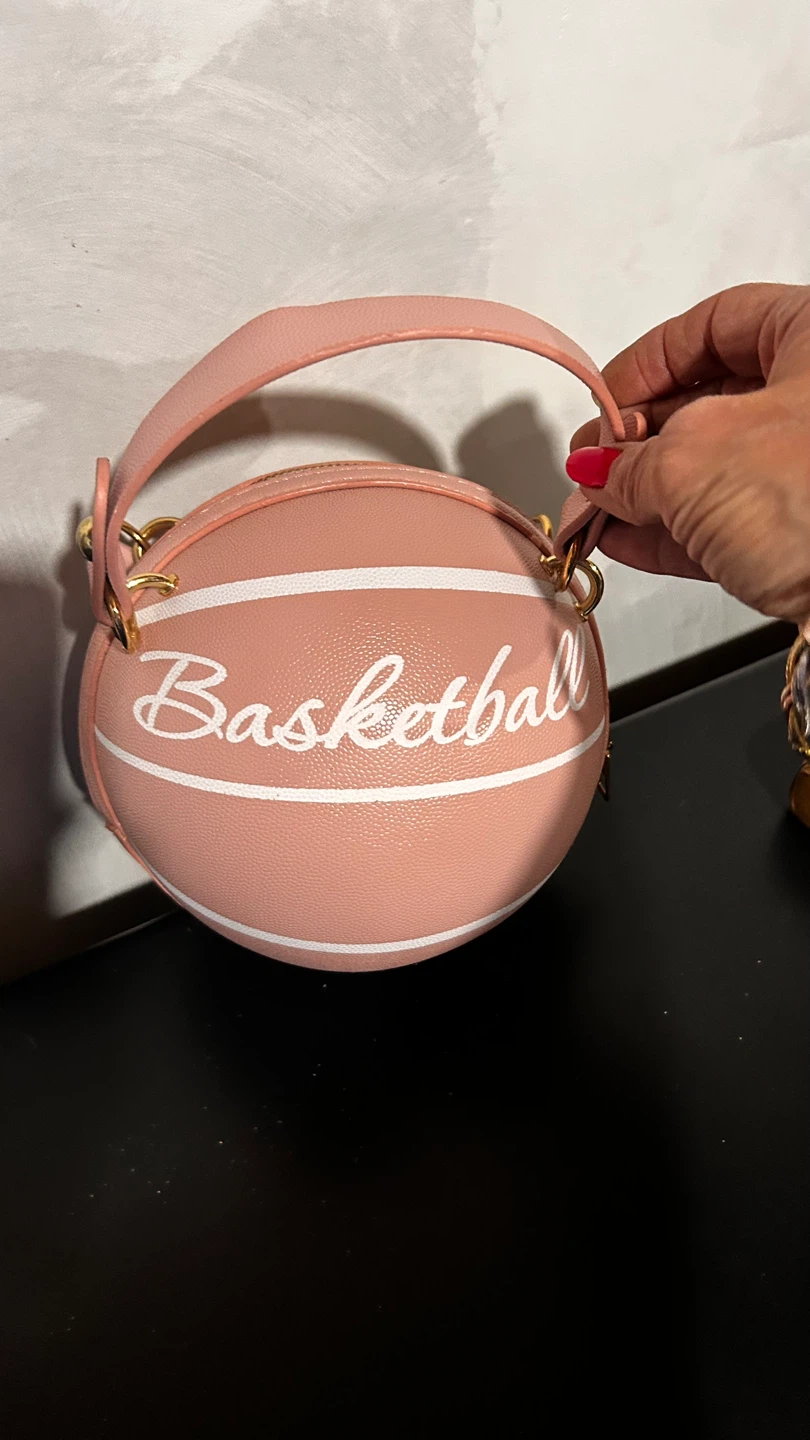 Pink Basketball Purse