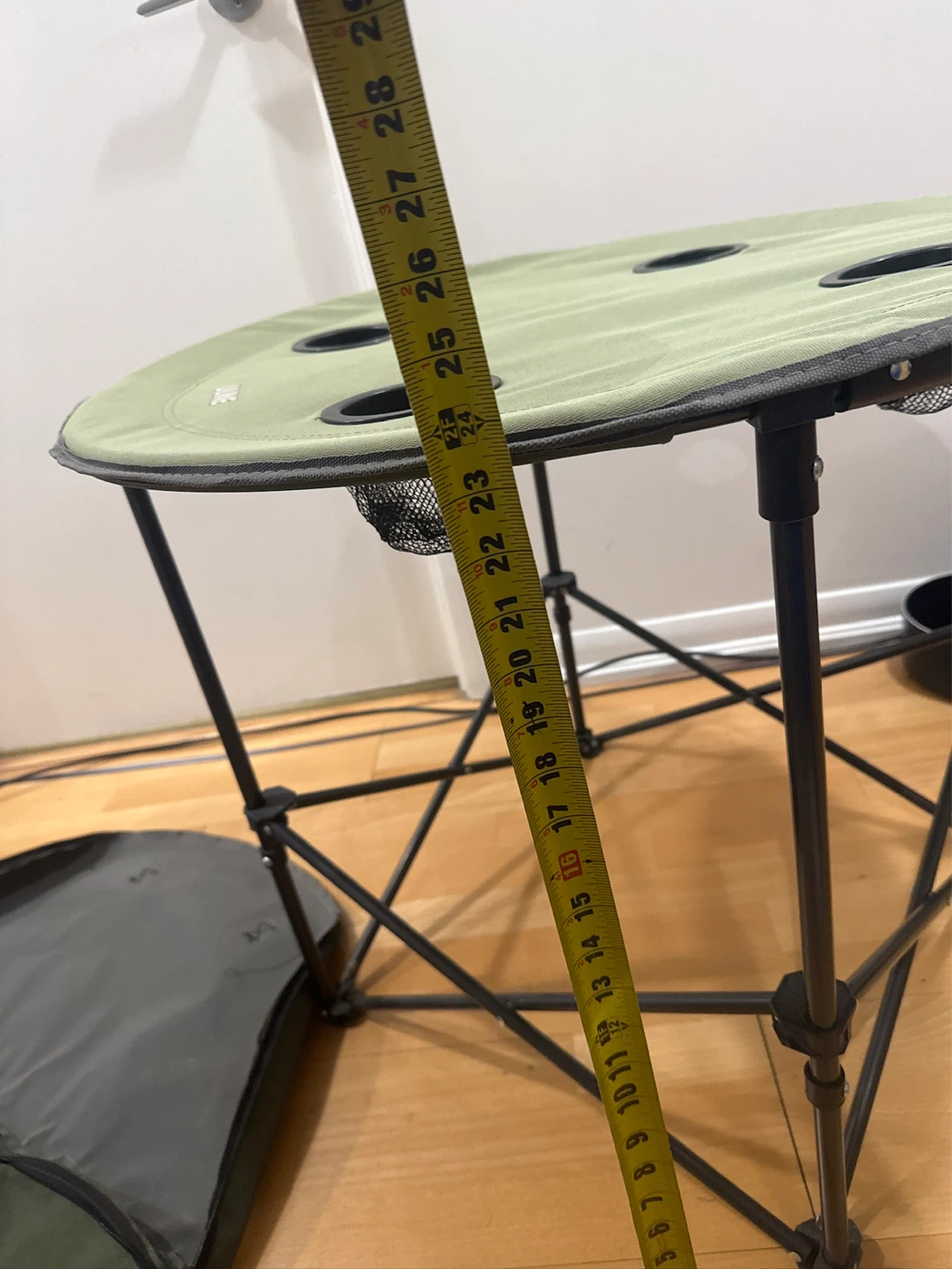 Uline Portable Folding Table with 4 Cup Holders