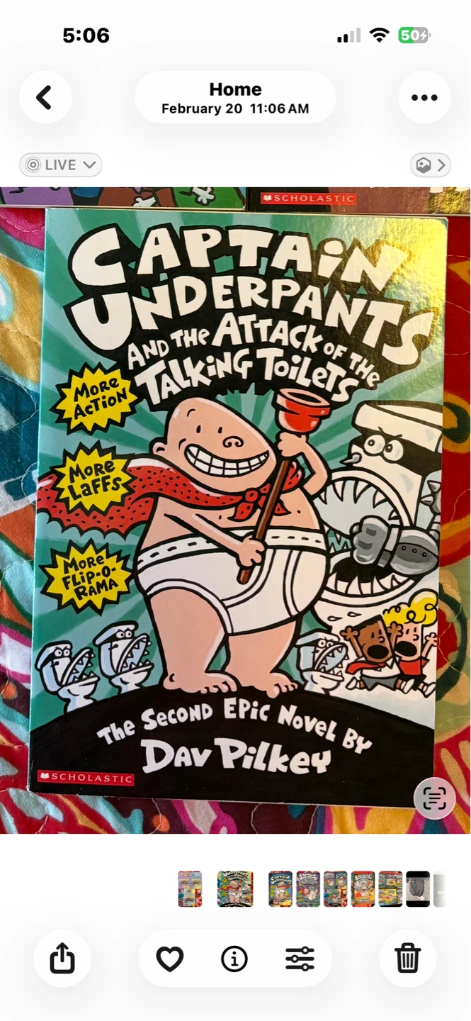 ✨✨Captain Underpants 1 Book Left