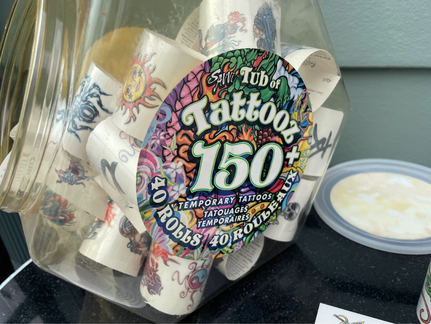 Vtg Savvi Temporary Tattoos - 150 Tub glitter tribal - photo 2