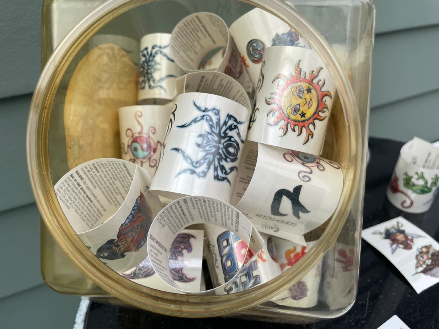 Vtg Savvi Temporary Tattoos - 150 Tub glitter tribal - photo 4