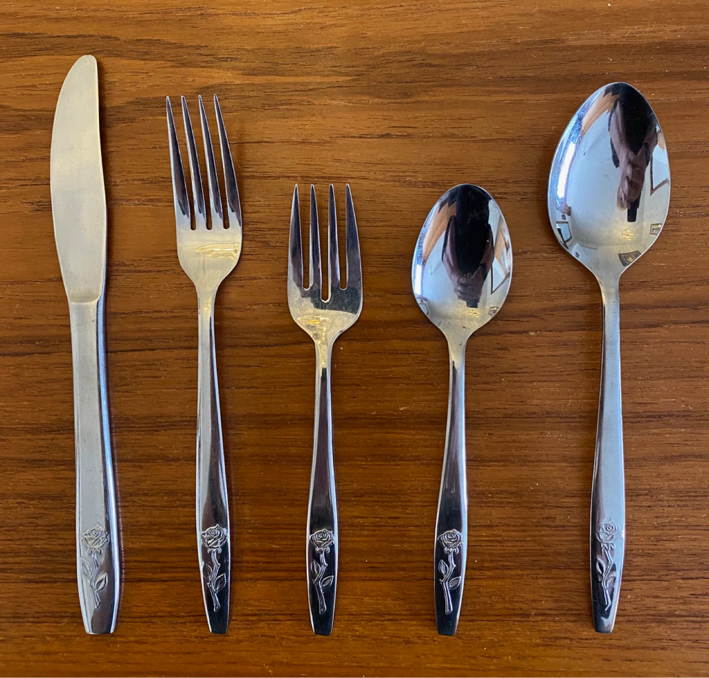 46 Pieces of Stainless Steel Flatware