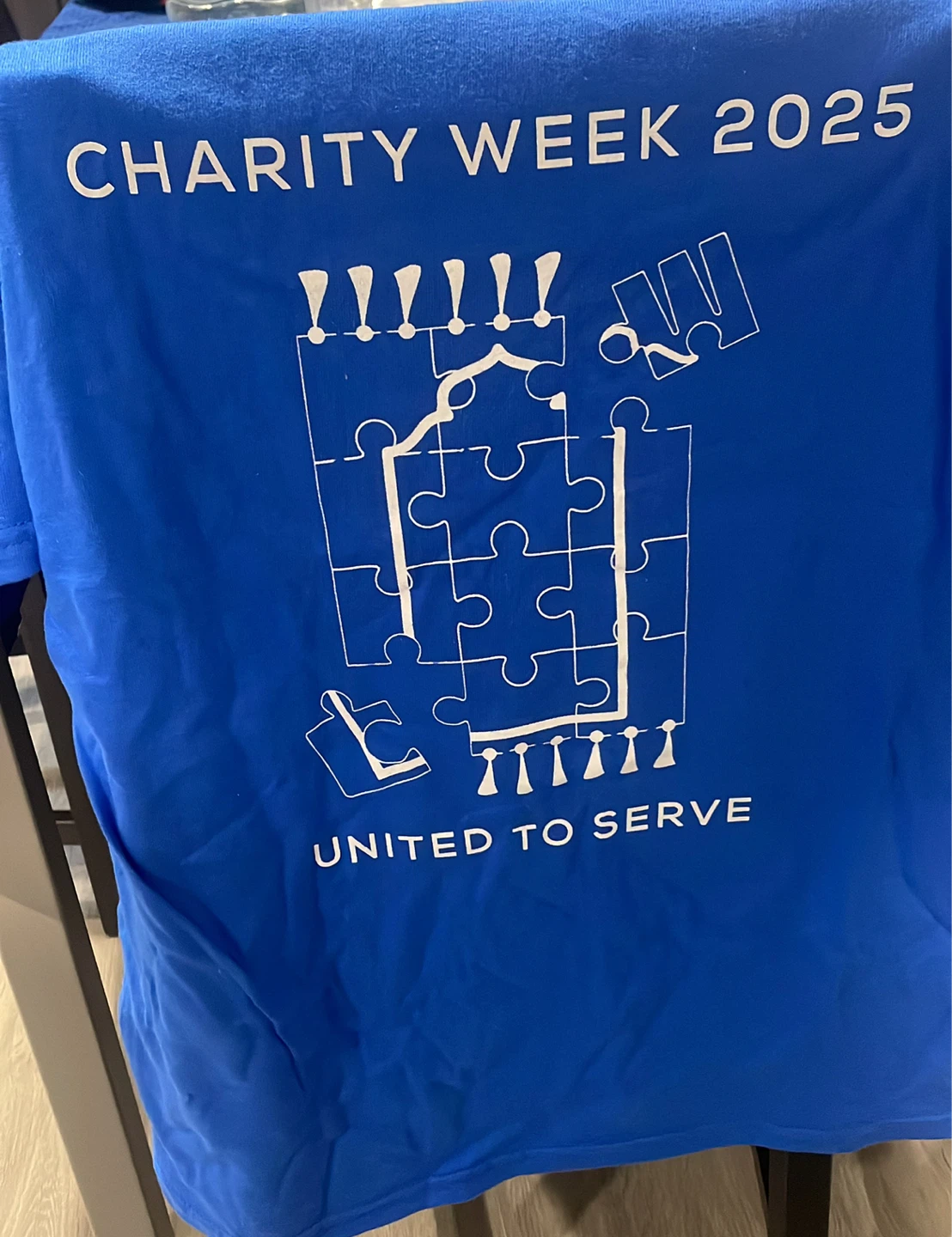 Blue Charity Week Volunteer T-Shirt