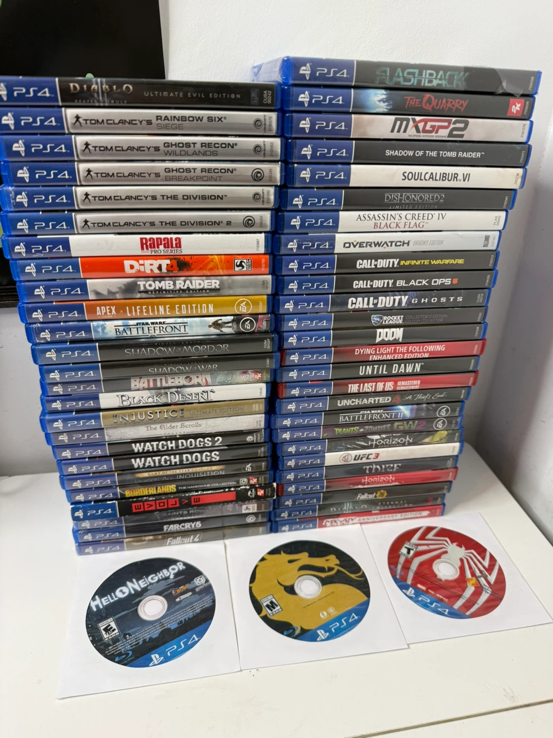10$ each PlayStation 4 Games