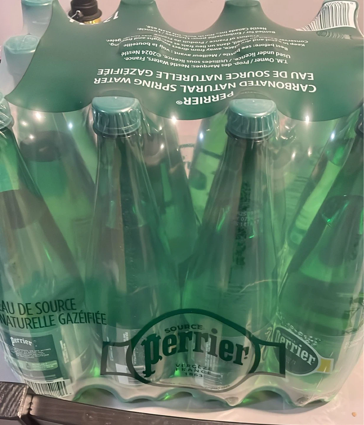 Perrier Carbonated Natural Spring Water 8-Pack