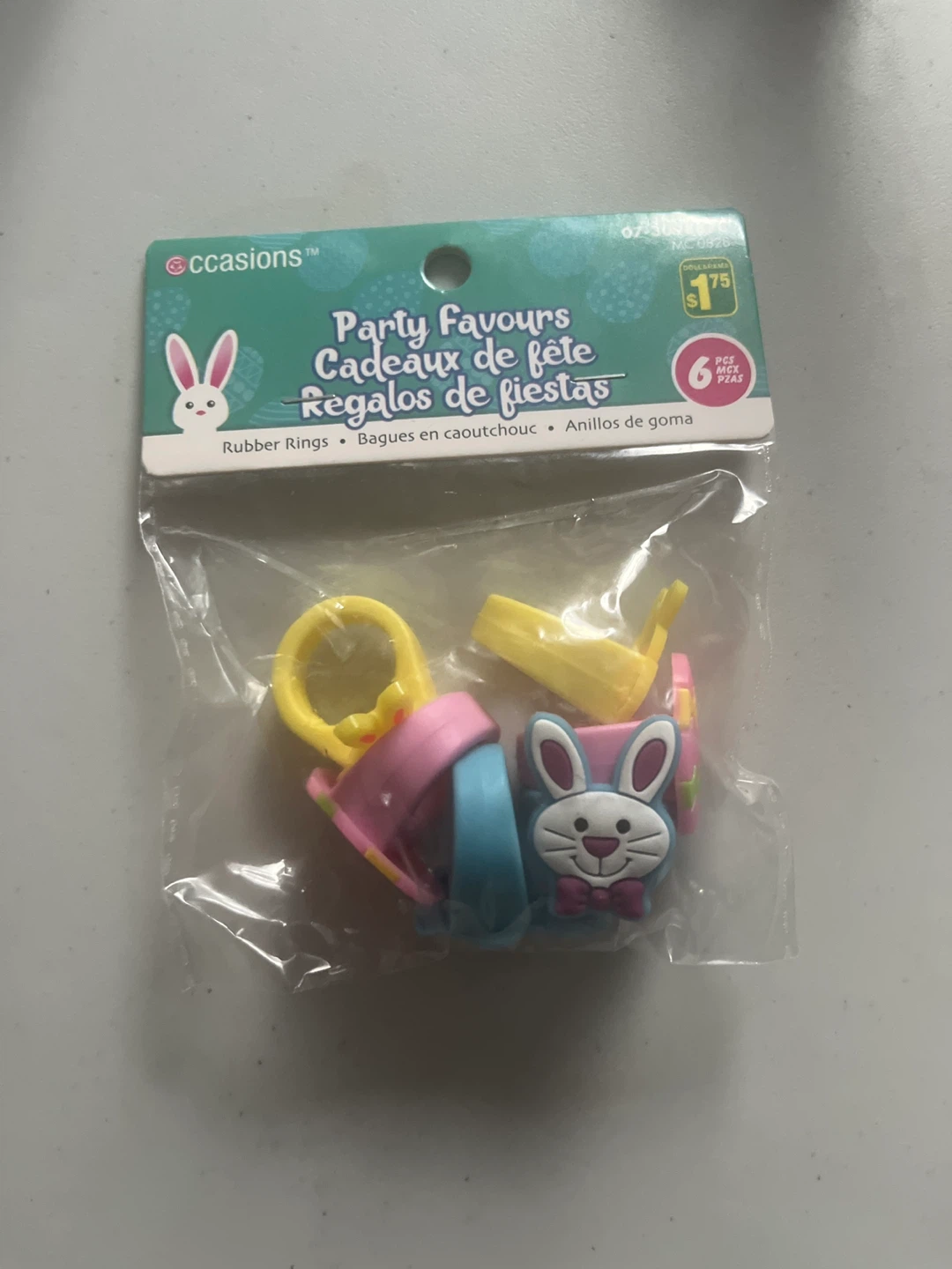 Occasions Party Favours Rubber Rings - 6 Pcs