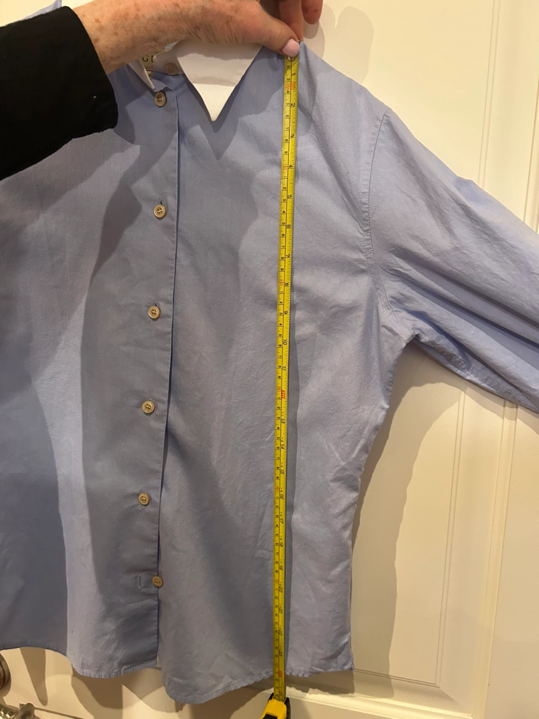 Gucci Uniform Blue Dress Shirt with White Collar - photo 5
