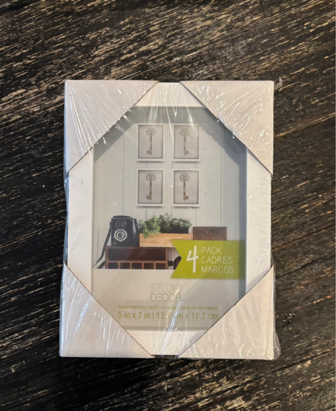 Studio Decor 4 Pack Shadowbox Frames 5x7