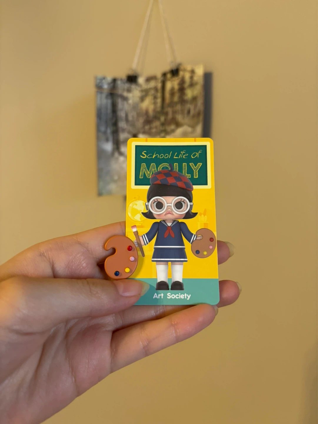 School Life of Molly Art Society Collectible Card and Prop
