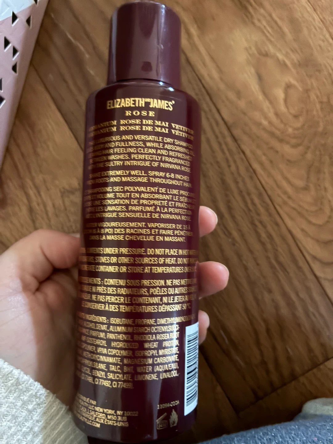 Elizabeth and James Nirvana Rose Dry Shampoo 4.4 oz - photo 2