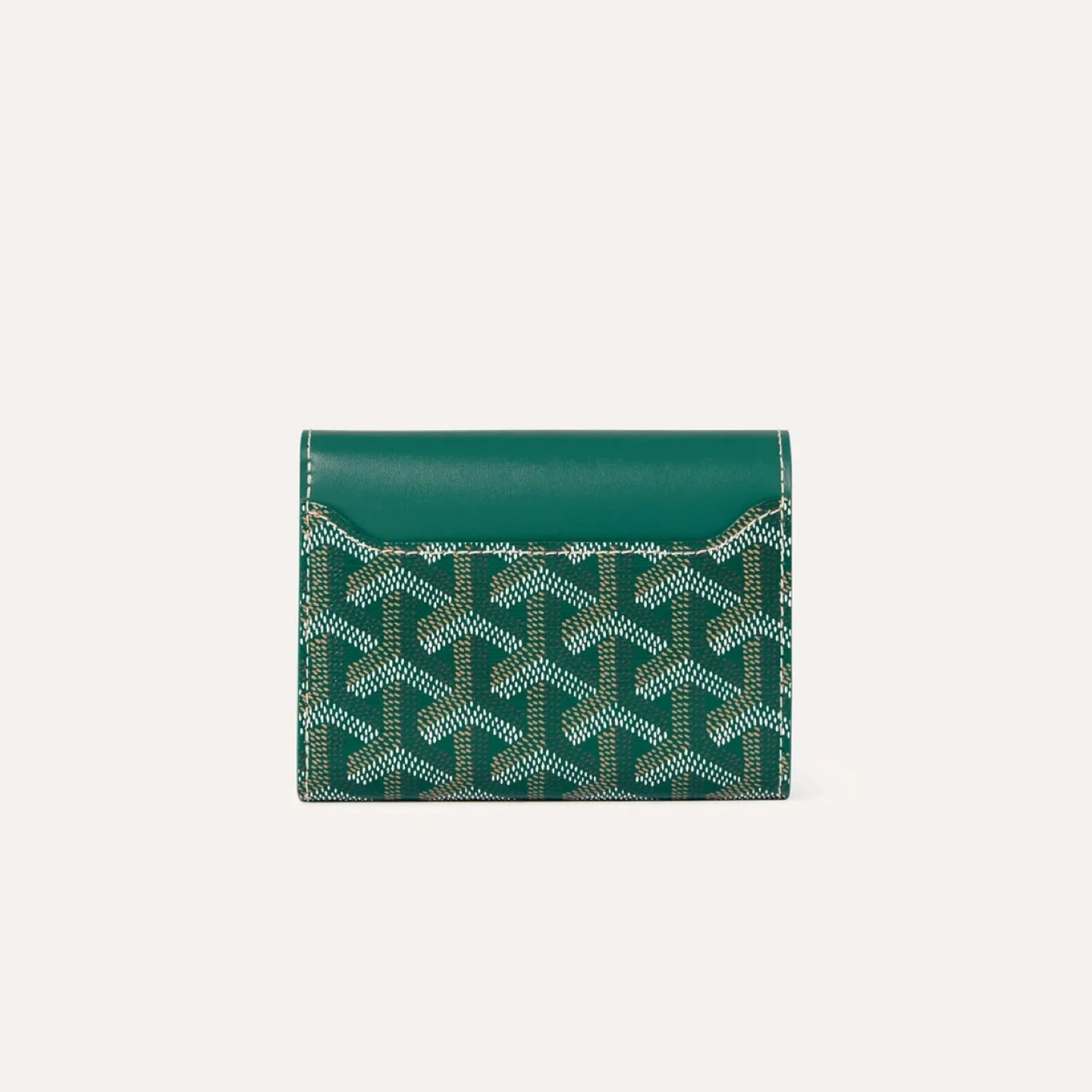 Goyard Saint-Gabriel Green Chevron Compact Trifold Wallet - photo 2