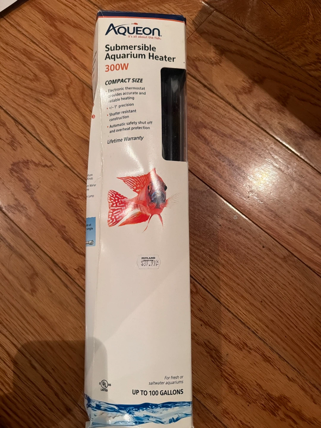 Aqueon 300W Submersible Aquarium Heater
