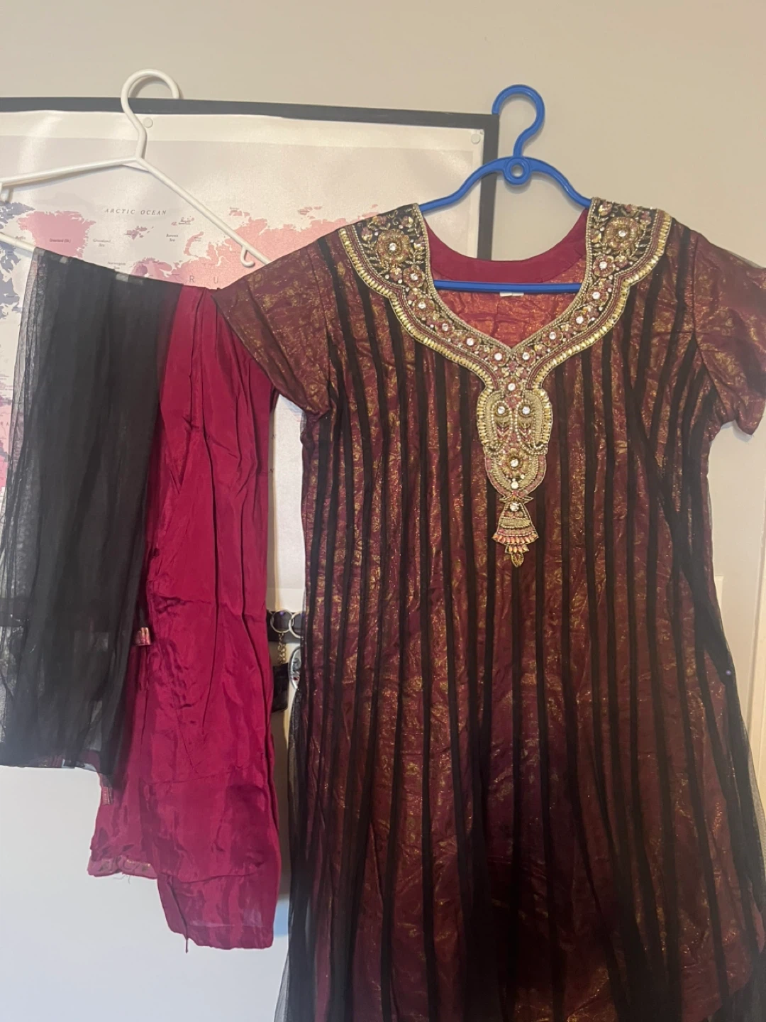 Women's XL Beaded Kurti Tunic