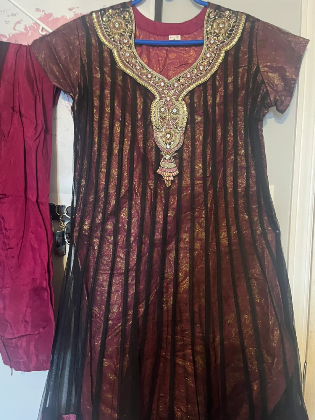 Women's XL Beaded Kurti Tunic - photo 2