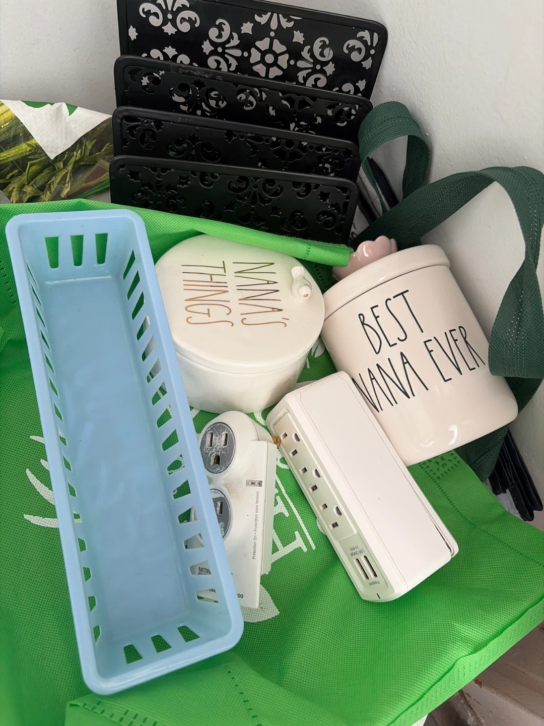 Rae Dunn "Best Nana Ever" & "Nana's Things" Canisters