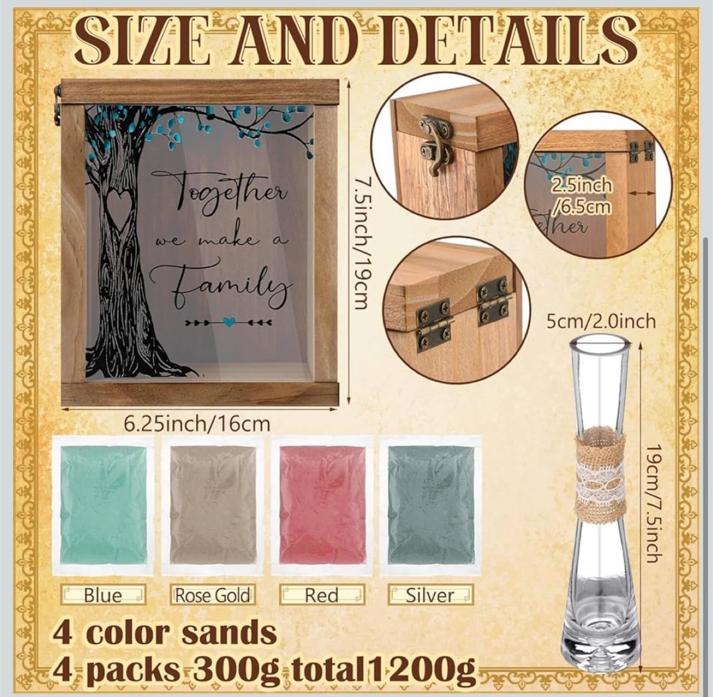 Wedding Unity Sand Ceremony Kit - photo 2