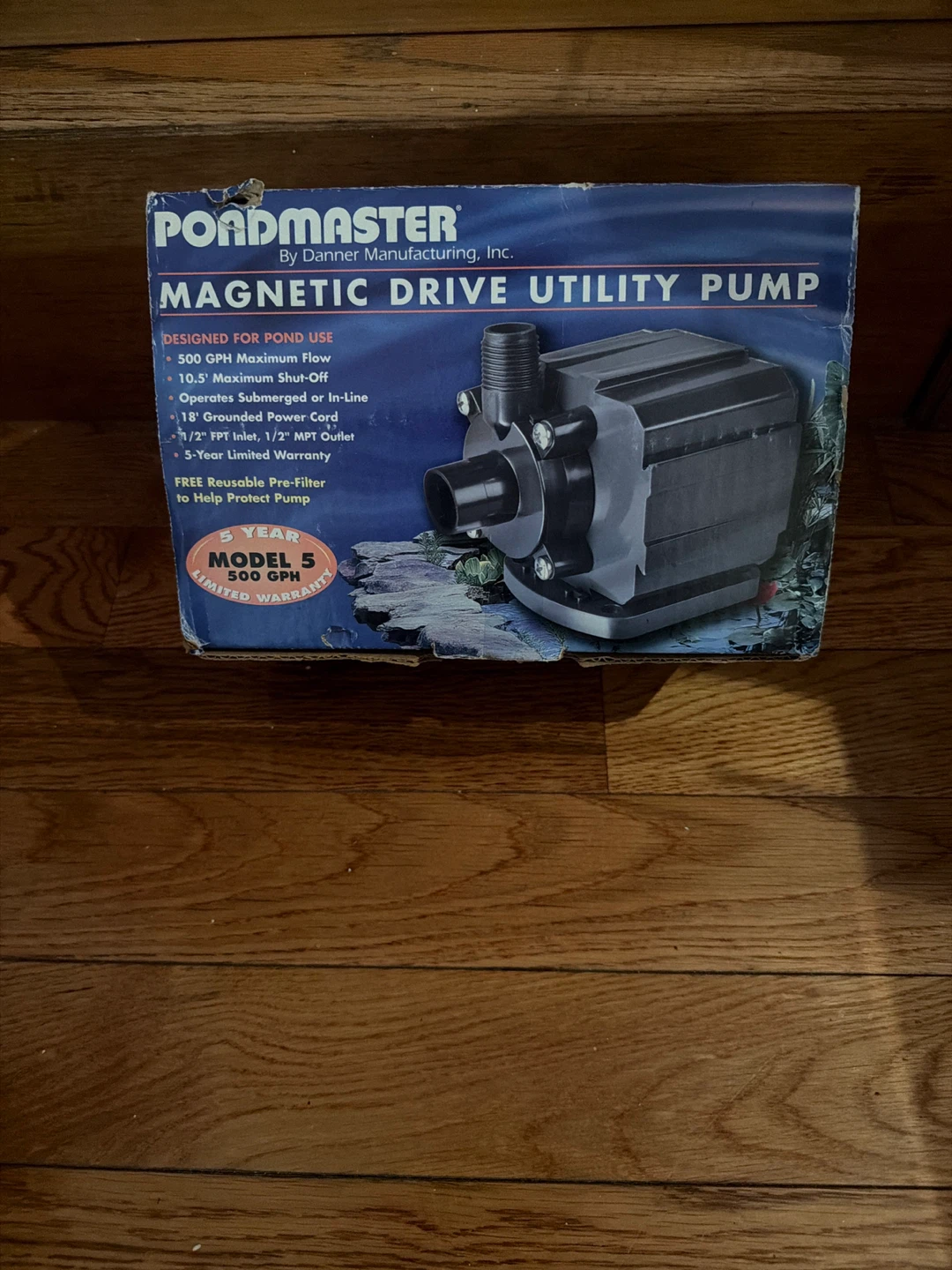 Pondmaster Magnetic Drive Utility Pump Model 5 500 GPH