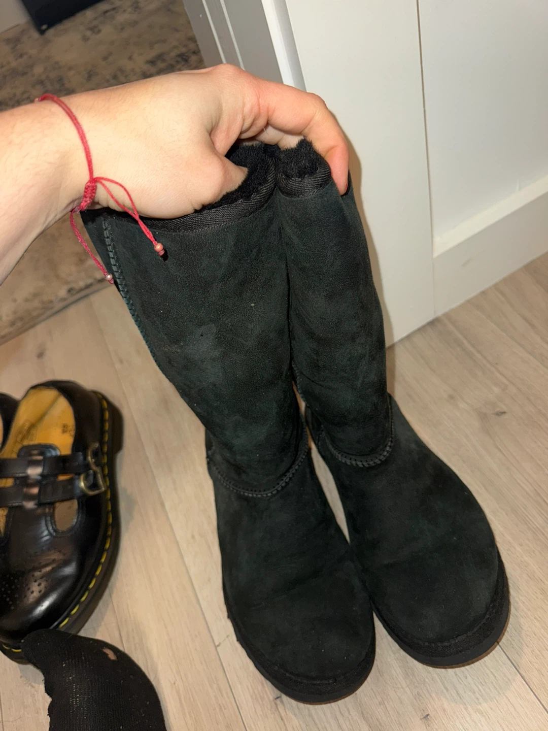 UGG Australia Tall Black Suede Boots