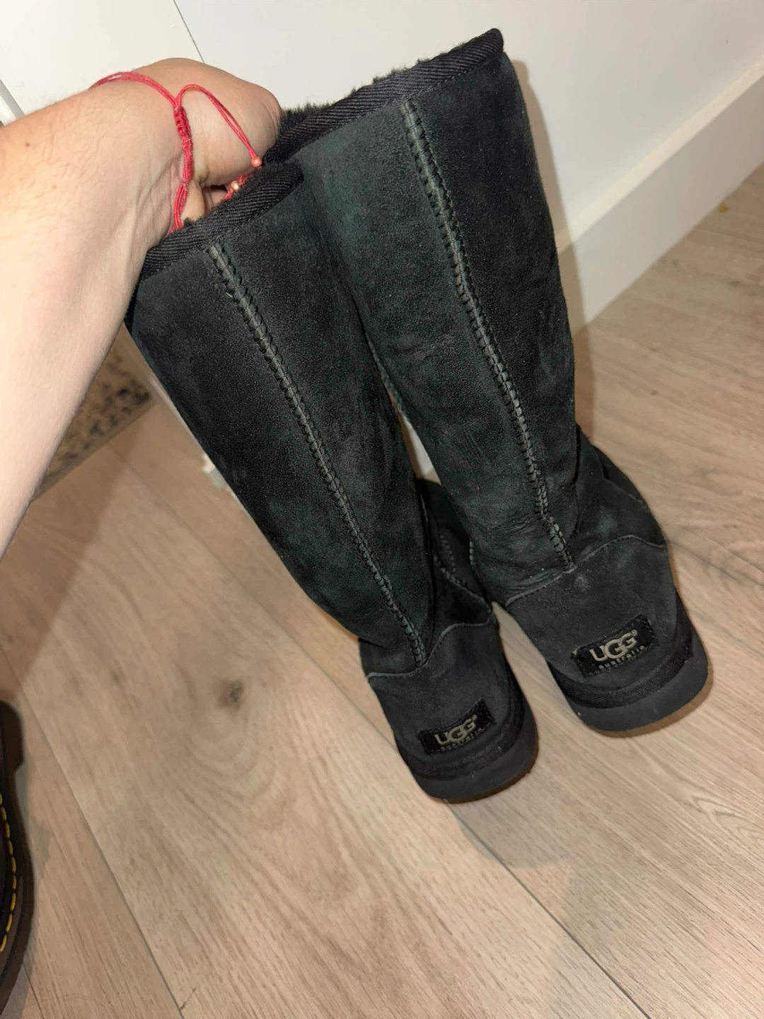 UGG Australia Tall Black Suede Boots - photo 2