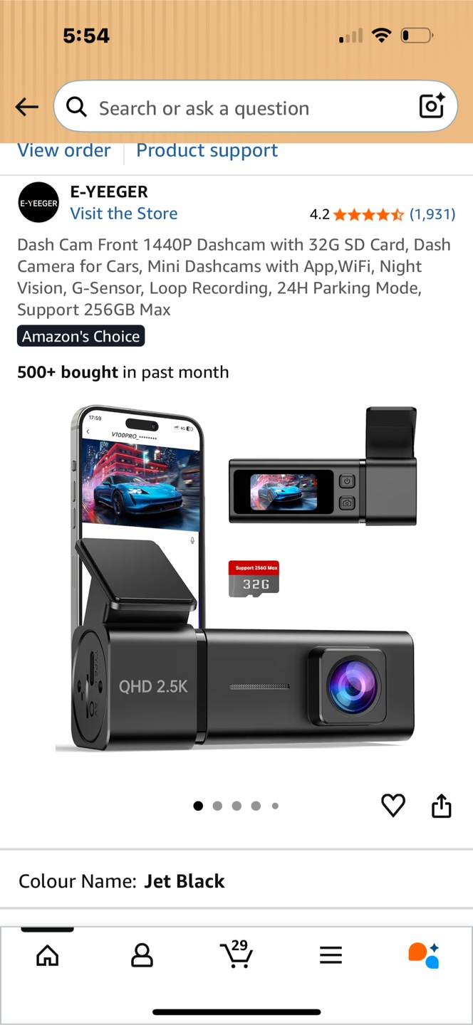 Brand New 2.5k Dash Camera