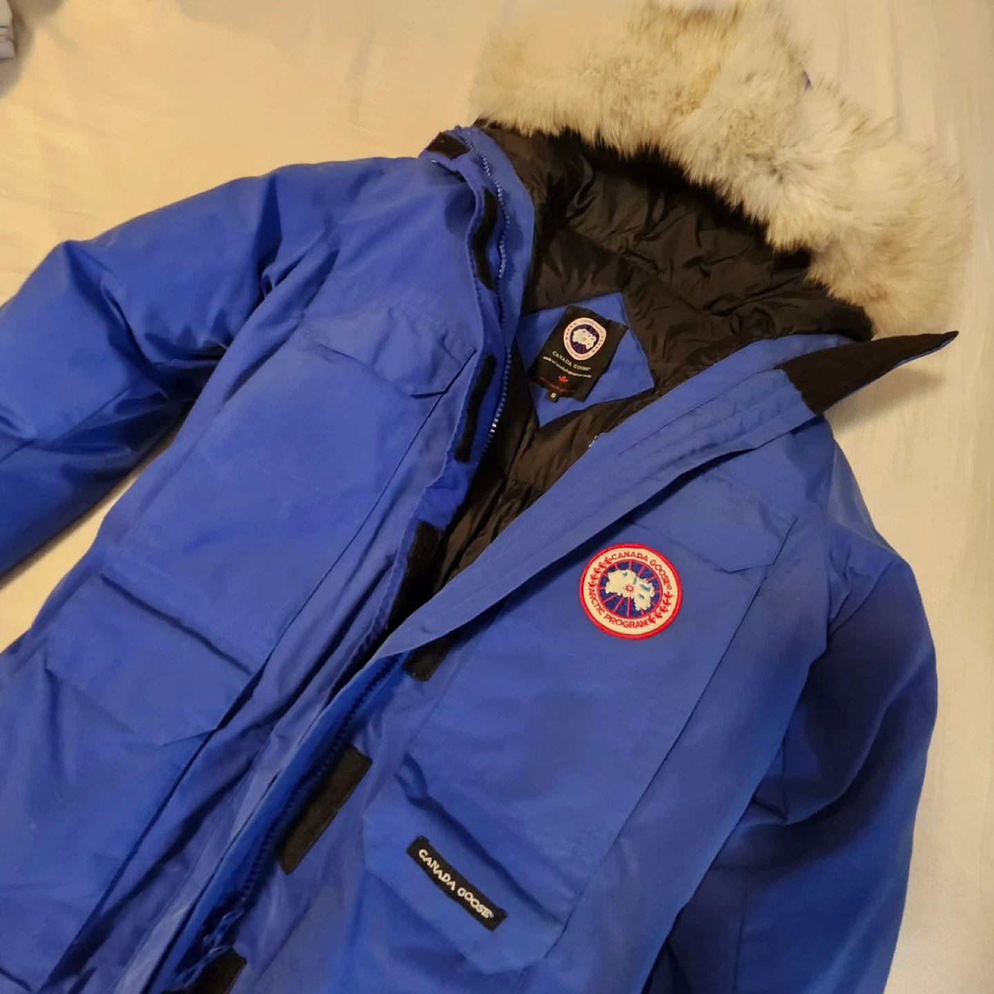Canada Goose Blue Parka Jacket