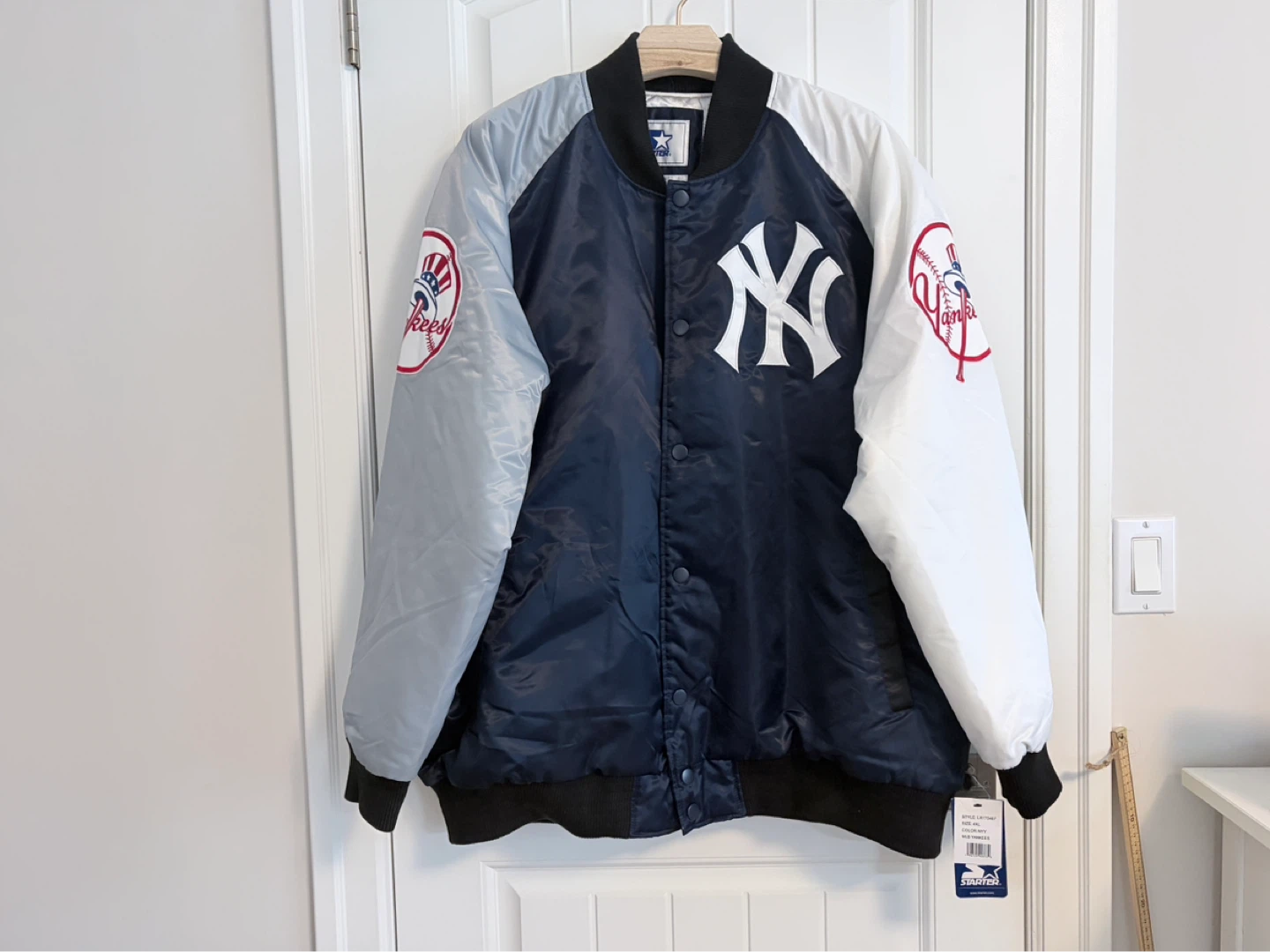 BNWT Starter New York Yankees Diamond Dugout Bomber Jacket 4XL
