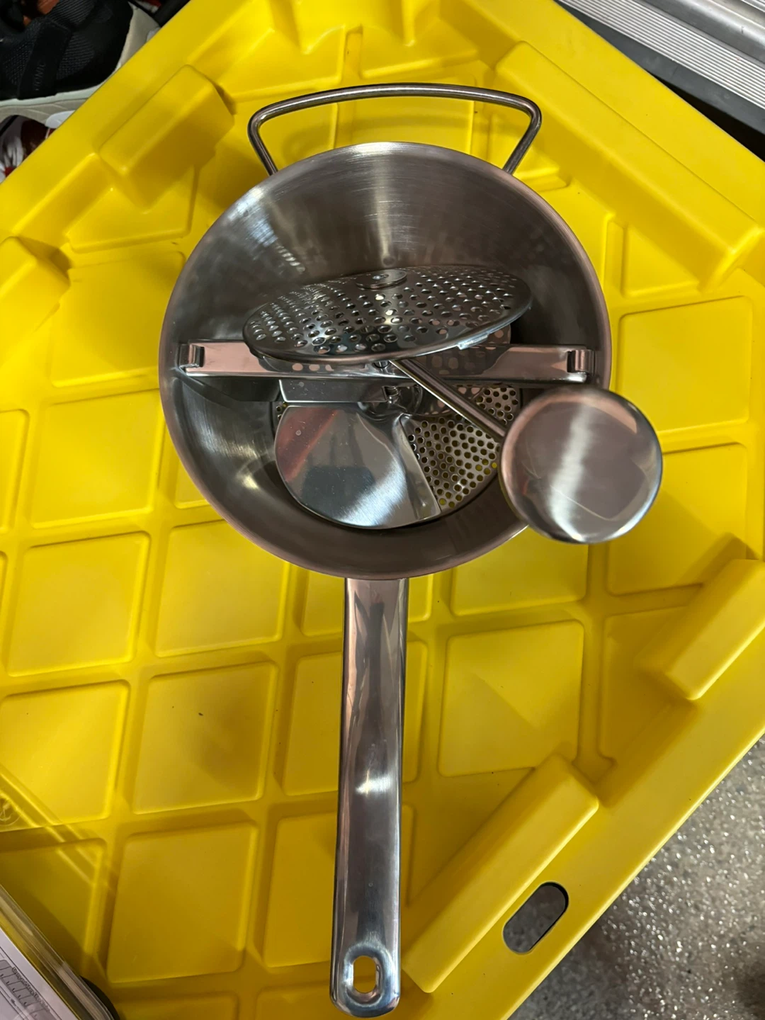Stainless Steel Potato Ricer - photo 2