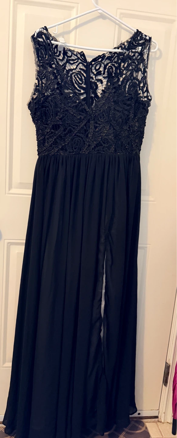 Black Lace Dress  Size L