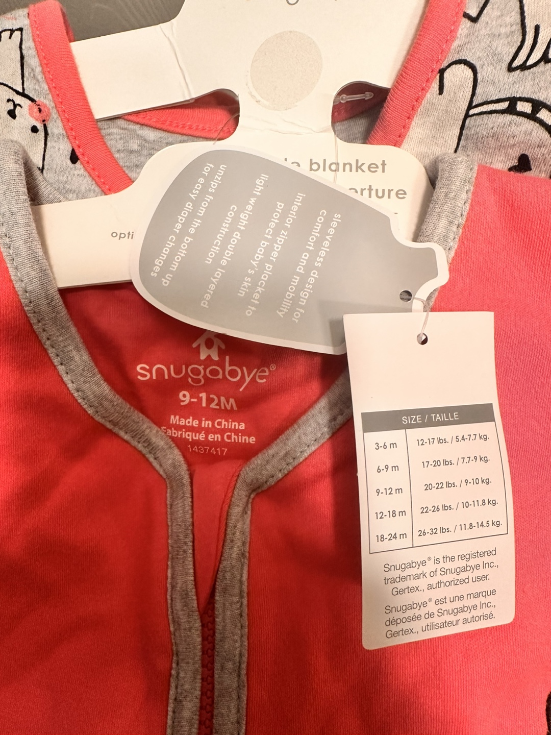Snugabye sleeping bags set of 2, 9-12M - photo 3