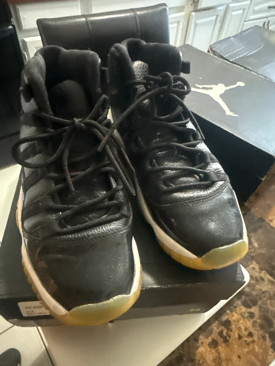 Air Jordan 13 Retro BG Shoes Black Pink Size 5Y