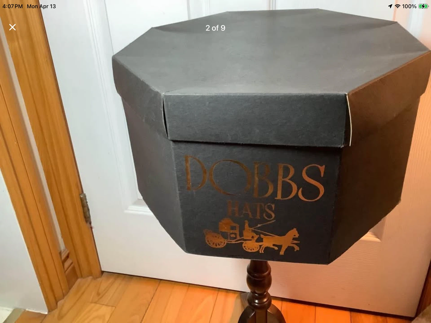 Ant/Vtg Dobb’s Men’s “Snap-amatic” Fedora Hat w Original Box 🐞 - photo 2