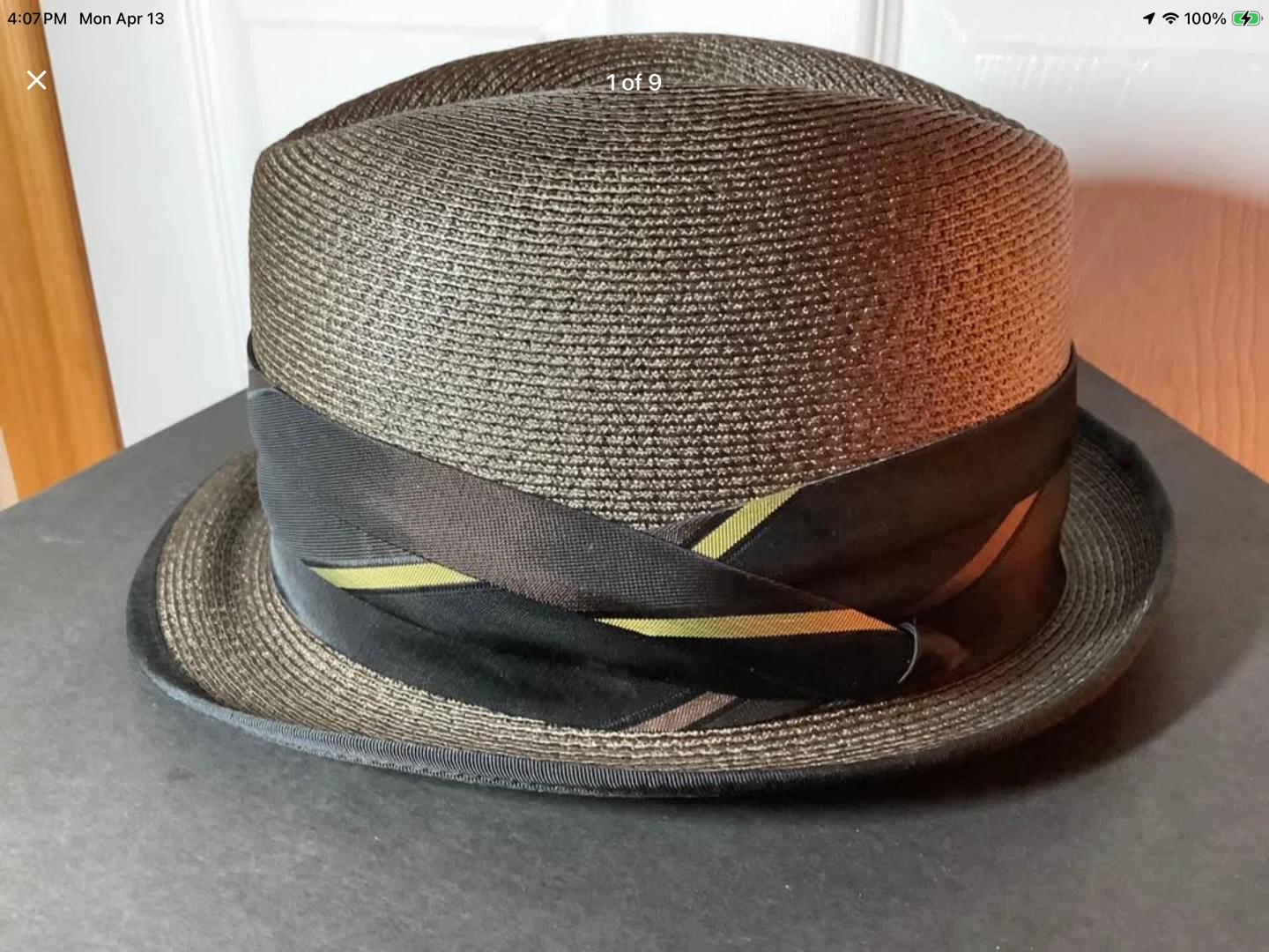 Ant/Vtg Dobb’s Men’s “Snap-amatic” Fedora Hat w Original Box 🐞