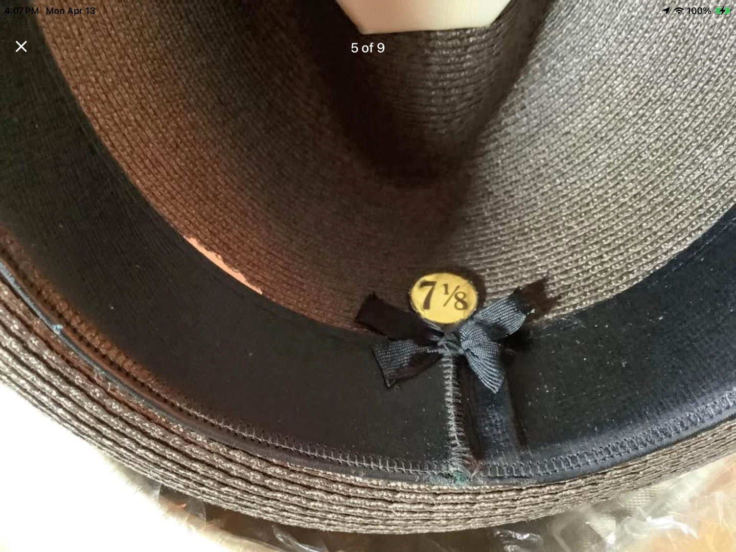 Ant/Vtg Dobb’s Men’s “Snap-amatic” Fedora Hat w Original Box 🐞 - photo 5