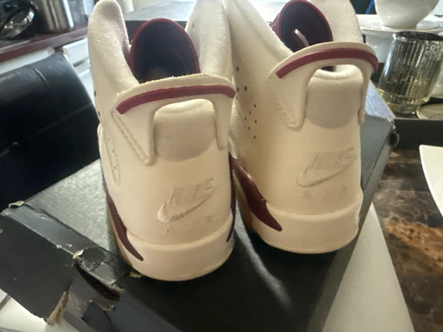 Air Jordan 6 Retro OG BG "Off White/New Maroon" - photo 4