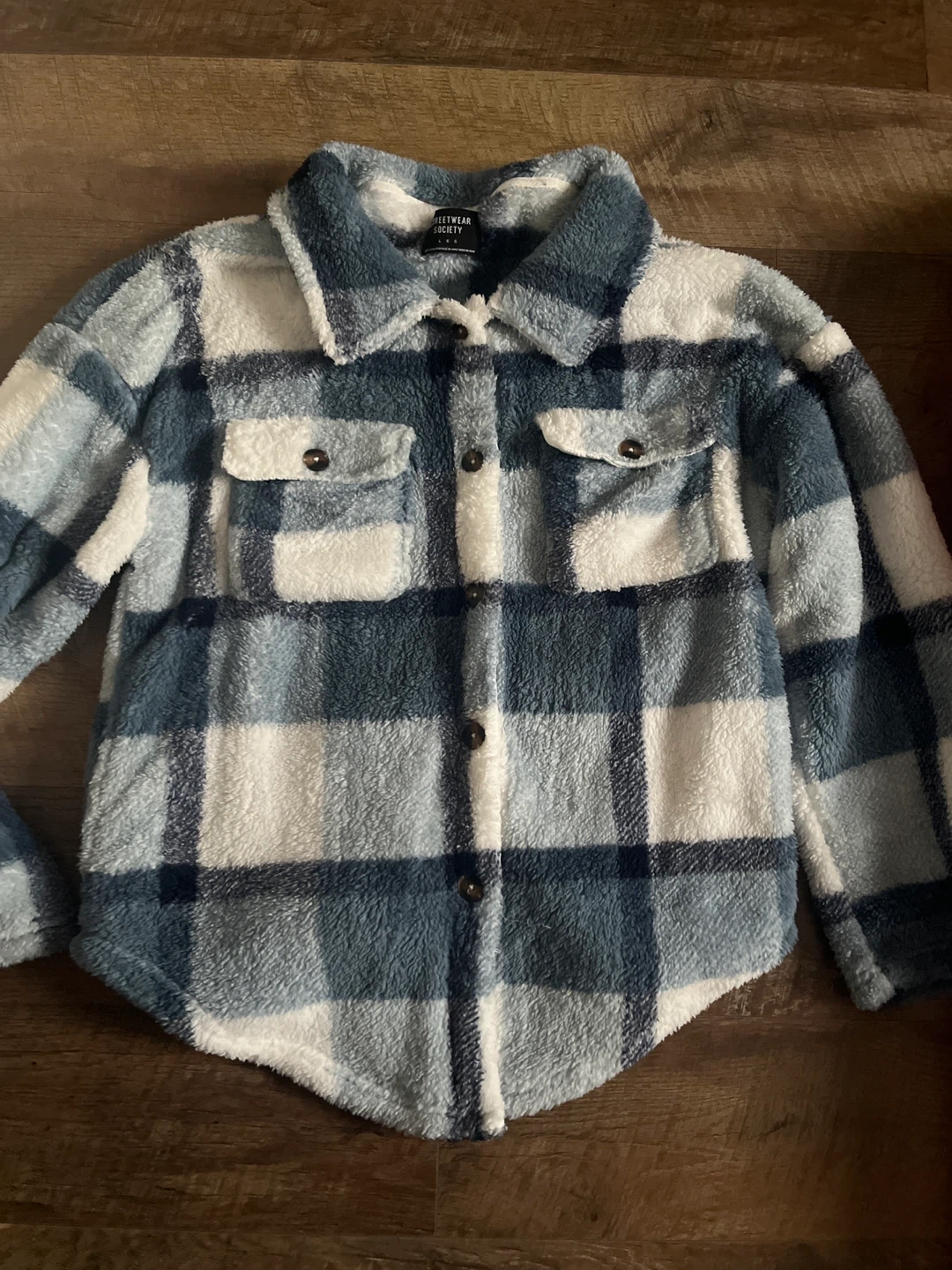 Streetwear Society Flannel Fleece Shacket