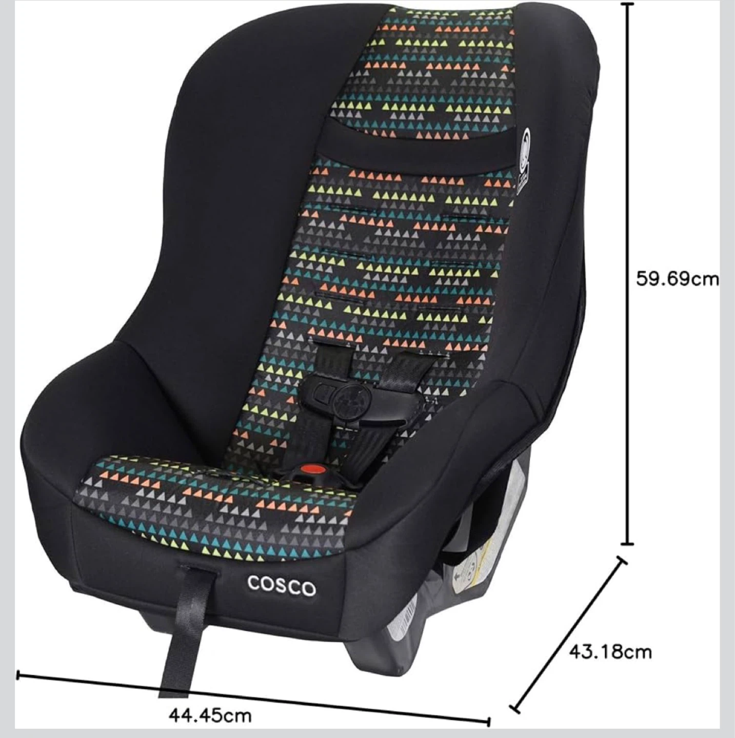 Cosco Car Seat - Black with Geometric Pattern - photo 3
