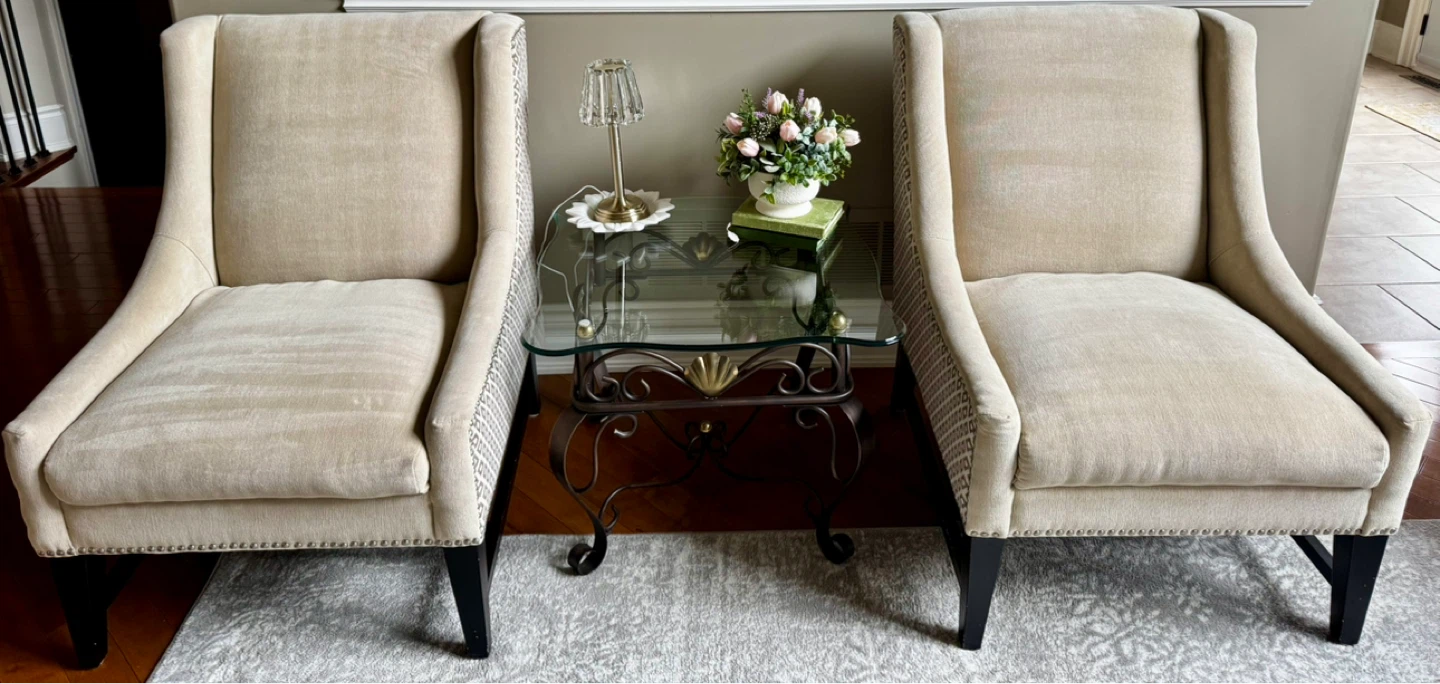 Set of 2 Accent Chairs - photo 3