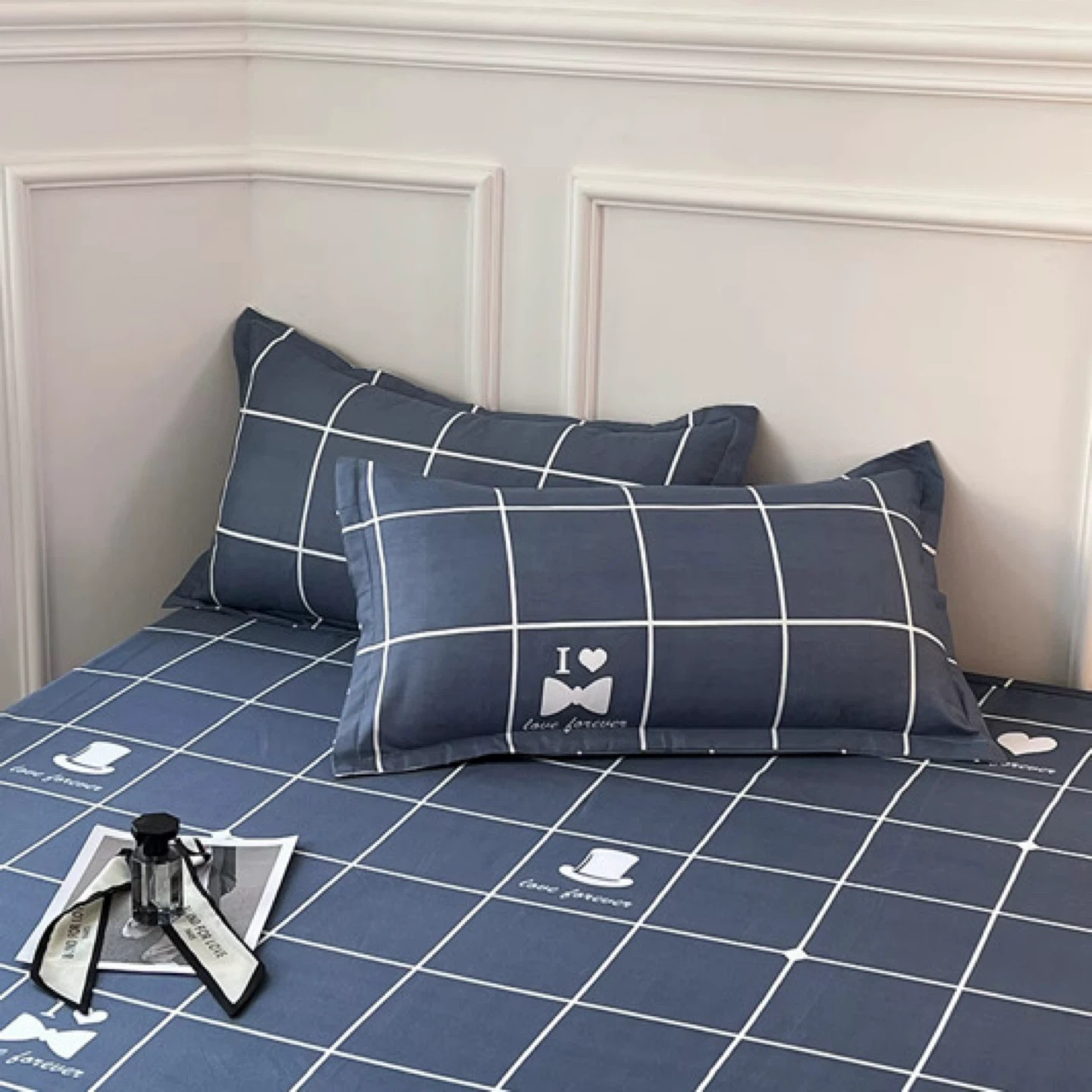 washed cotton 3D printed bedsheets ,queen size ,king size - photo 3