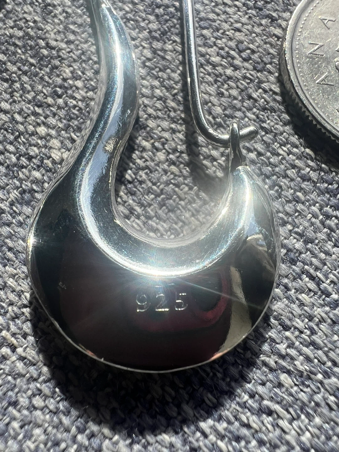 925 Sterling Silver Hook Earrings - photo 2