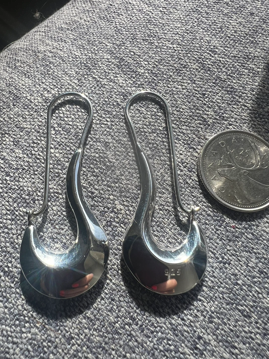 925 Sterling Silver Hook Earrings - photo 3