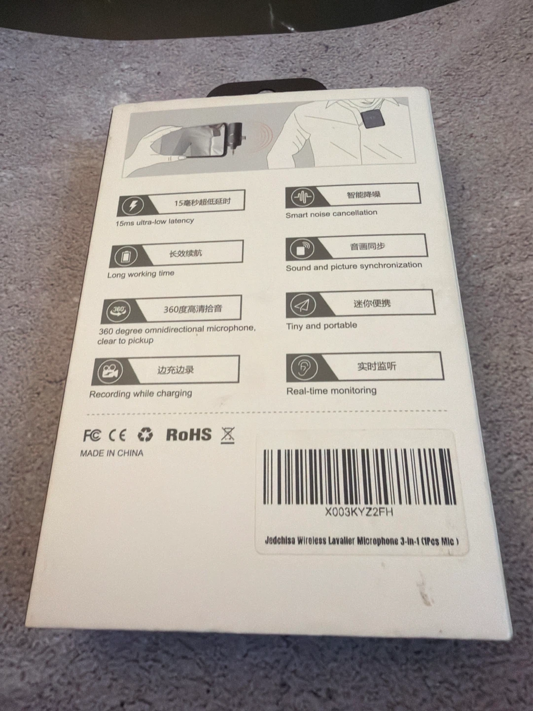 Jedchisa Wireless Lavalier Microphone - photo 5