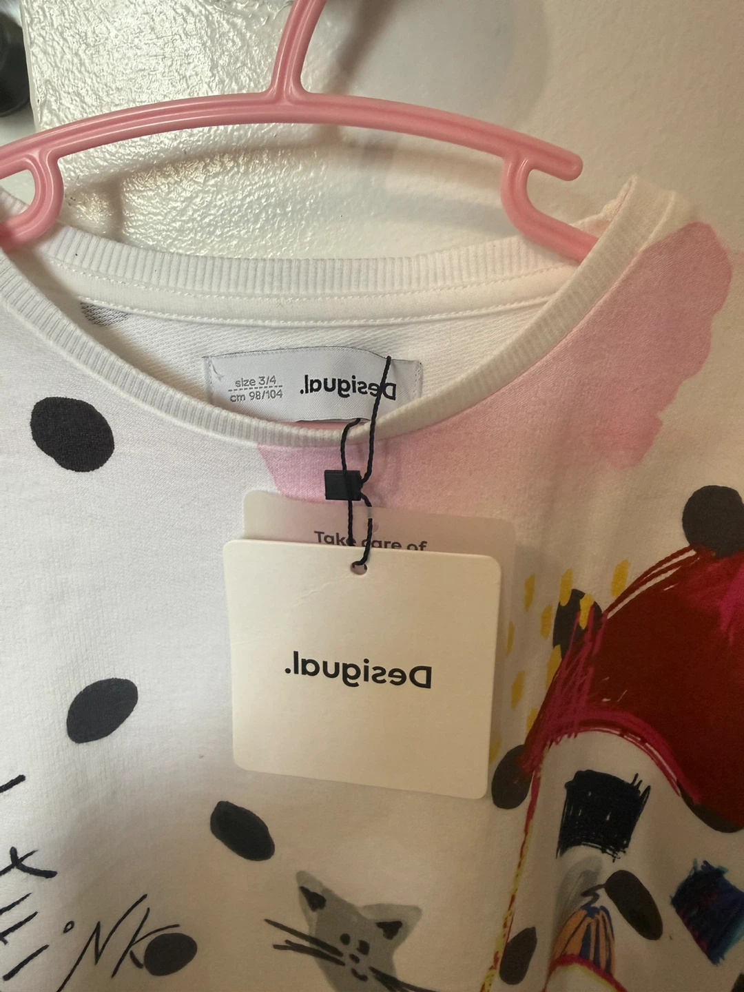 NWT Desigual Kids Long Sleeve  shirt, 3-4years old - photo 3