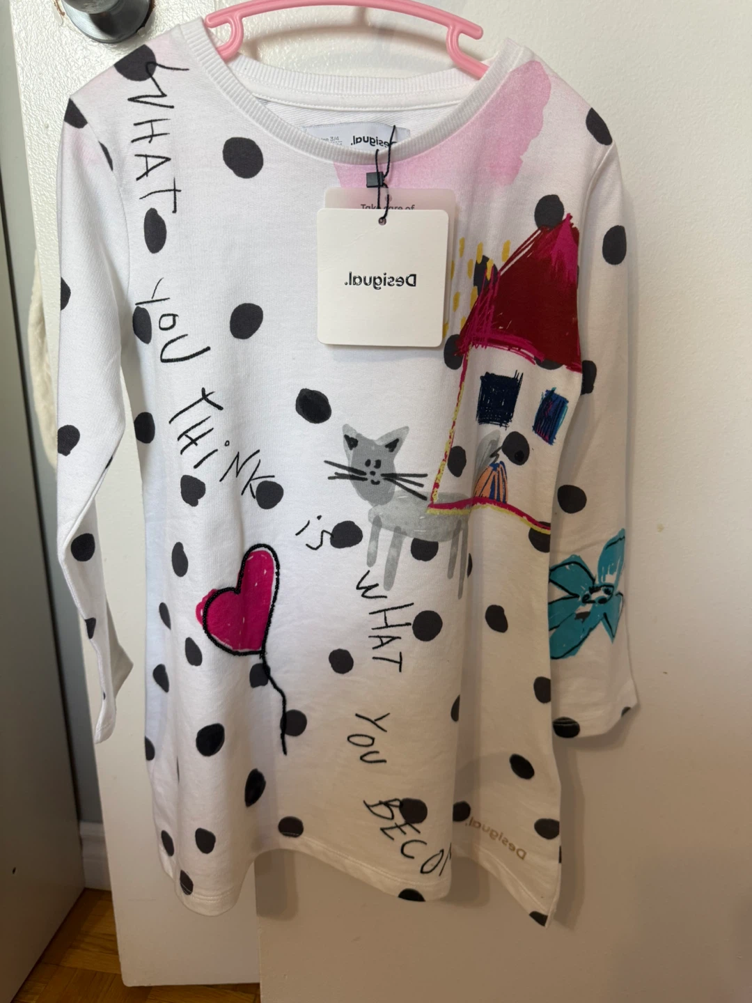NWT Desigual Kids Long Sleeve  shirt, 3-4years old - photo 2