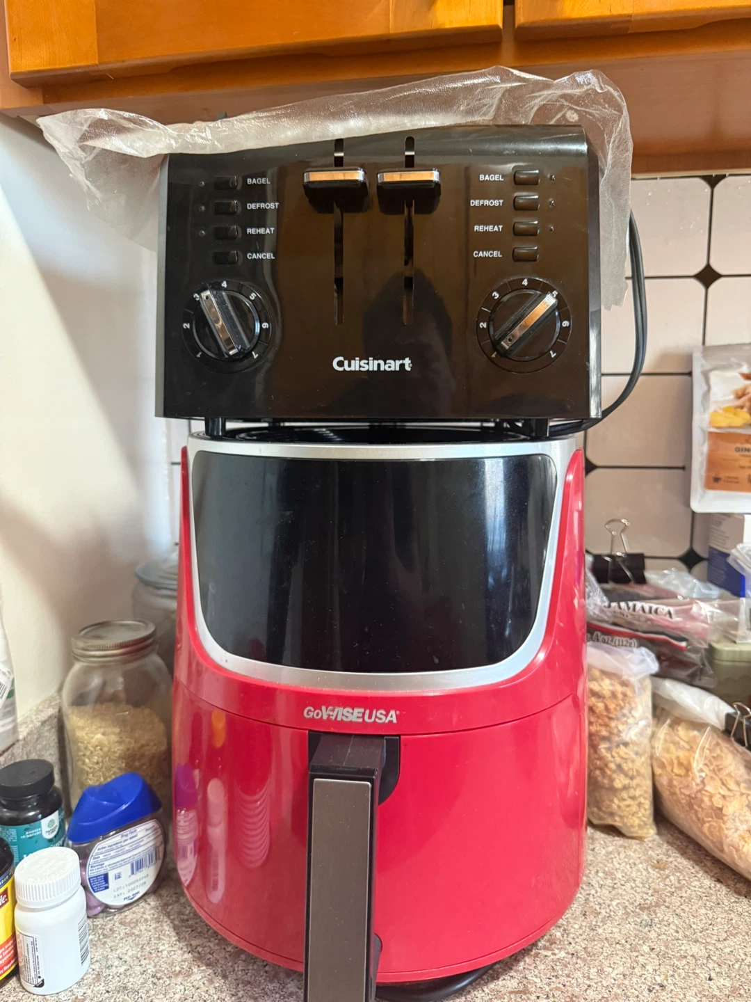 Cuisinart 2-Slice Toaster and GoWISE USA Air Fryer Combo