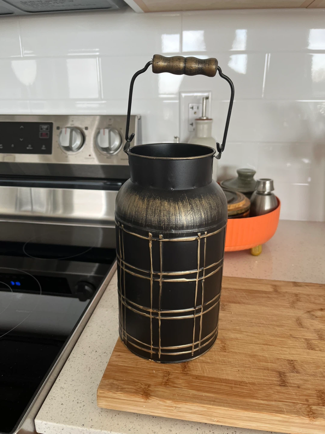 Decorative Milk Can with Handle