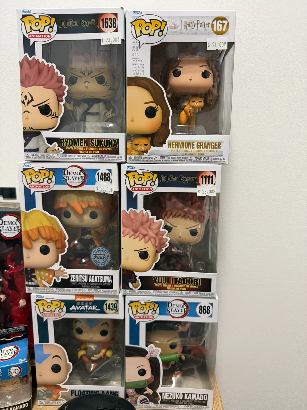 Funko Pop! Vinyl Figures - Various Anime & Movies