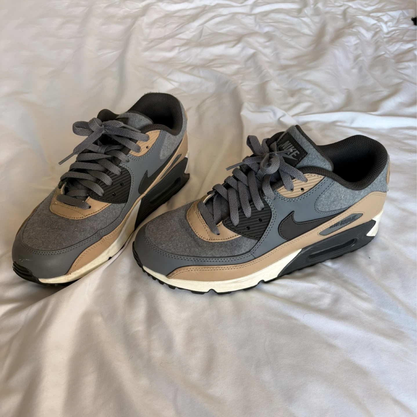 Nike air max 90 wool cool grey mushroom - photo 2